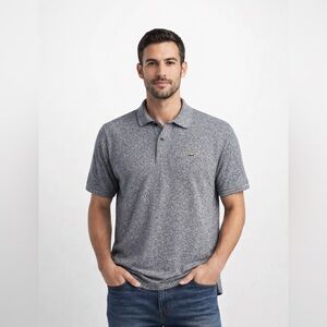 Lacoste Classic Fit Gray Polo Shirt Mens XL FR 6 Croc Logo
